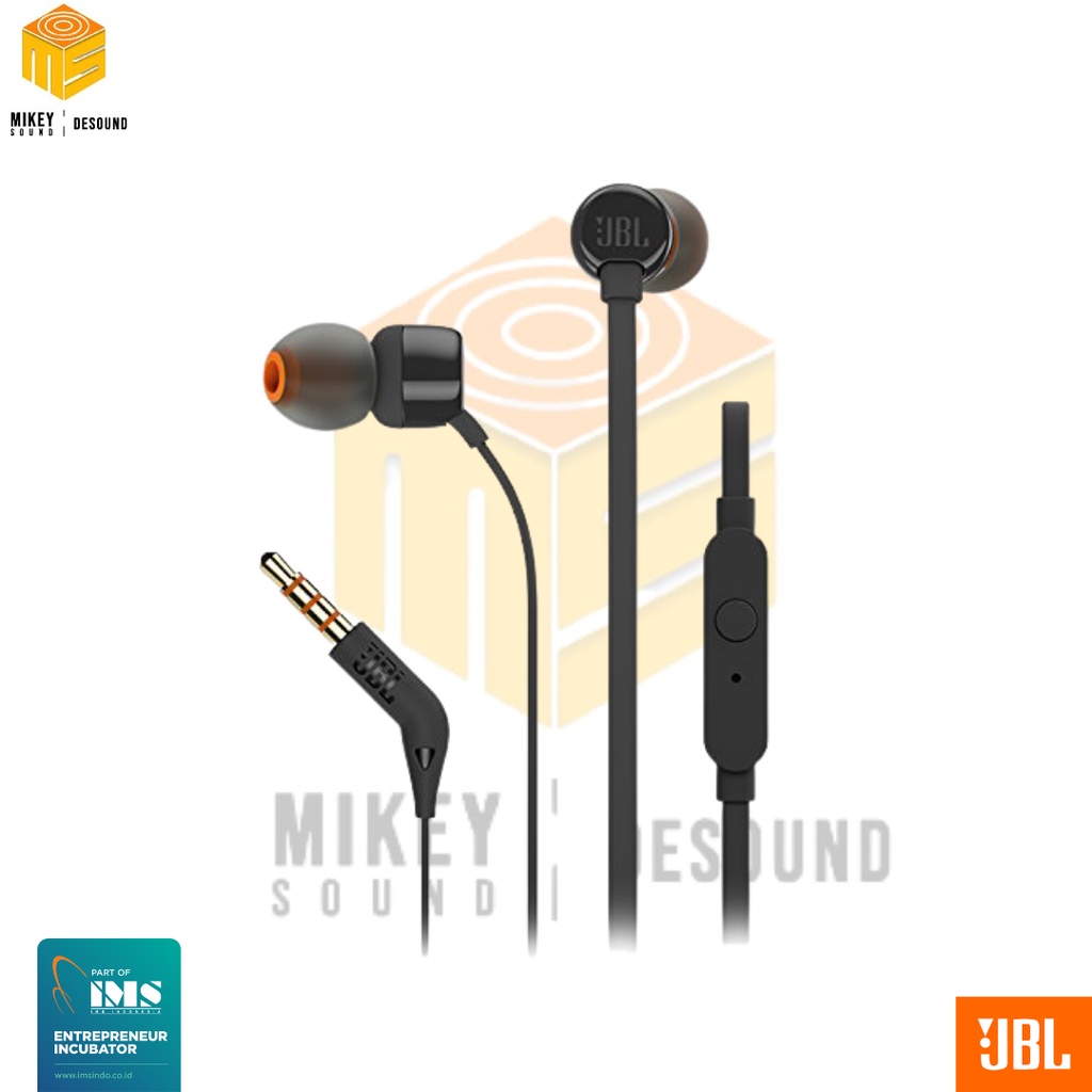 JBL T110 Earphone - Black