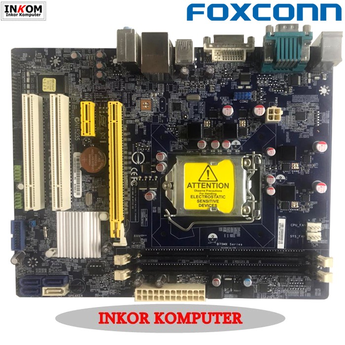 Mainboard Motherboard Mobo Intel B75 LGA 1155 Foxconn B75MX-D