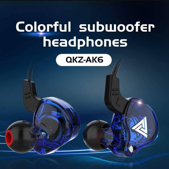 Earphone QKZ AK6 - Mic - In Ear Monitor - Hi Res