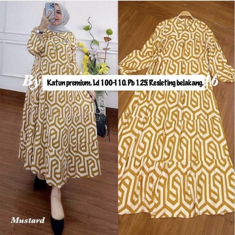 Rifani midi dress jumbo XXXXL XXXL XXL XL