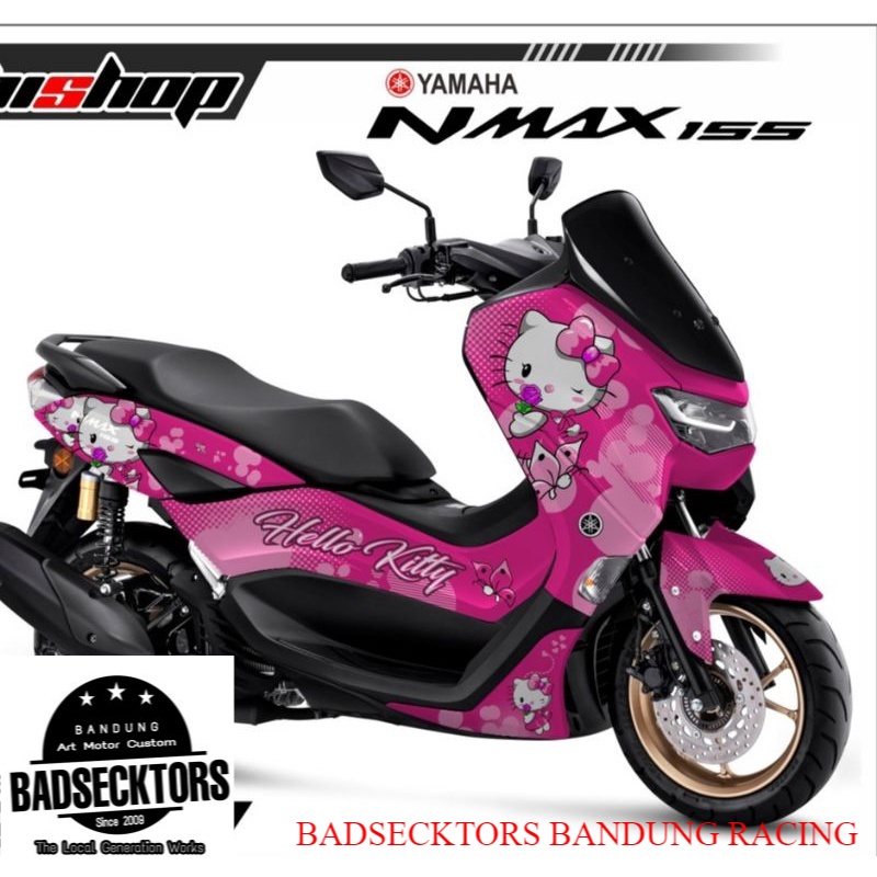 Deacal Yamaha Nmax new 155  2020 2021 Motif Hello Kitty keren