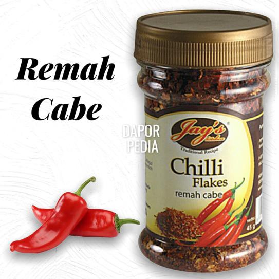 

Cabe Cabai Kering Kasar Tabur Chili Flakes jays Remah Remahan Cabe Rempah bumbu dapur