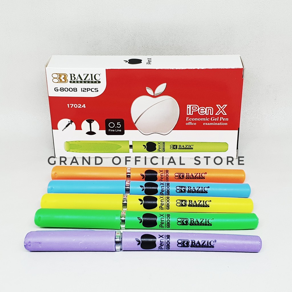 

[GRAND] BALLPOINT / PENA / PULPEN GEL 0.5mm IPEN HITAM / 1 PCS