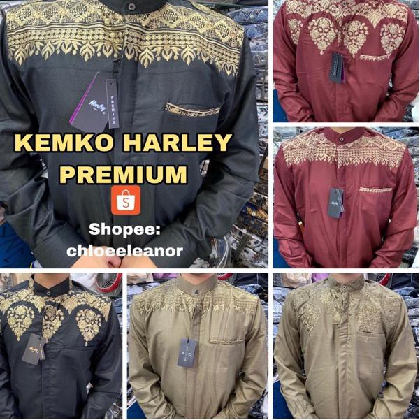 ♥ Kemeja koko harley (premium) ➹