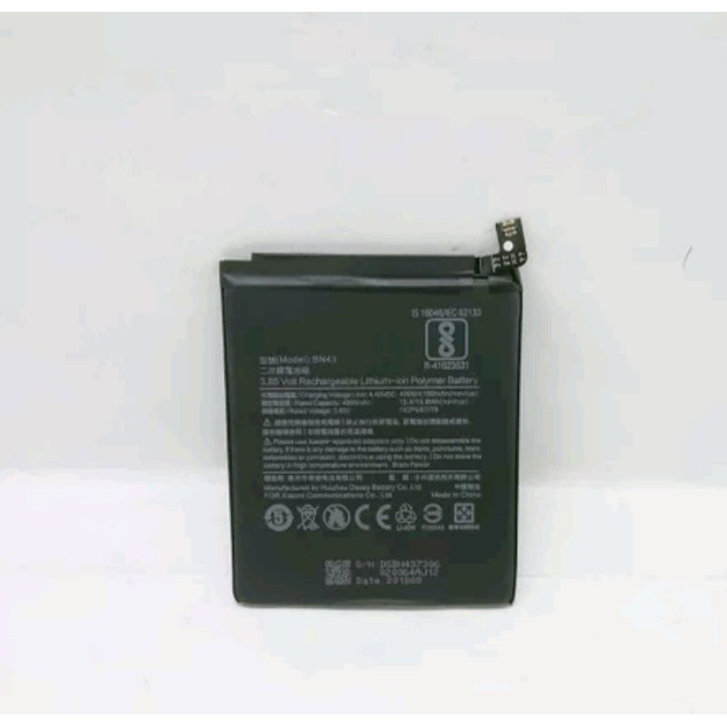 Batre batrei baterai Xiaomi BN 43 Xiaomi redmi note 4x