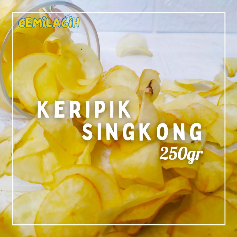 KERIPIK SINGKONG ORIGINAL 250gram