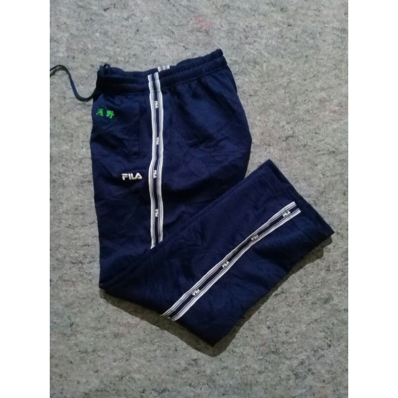 preloved celana training trackpants fila thrift second original