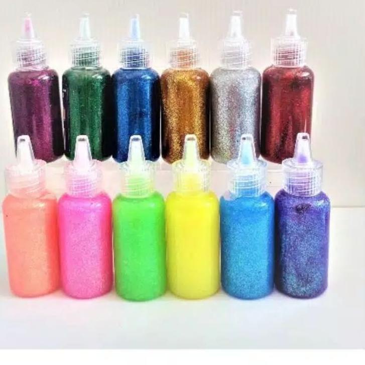 

Flash Sale - Lem Glitter Glue Bazic 12 Warna Neon & Classic Colour !