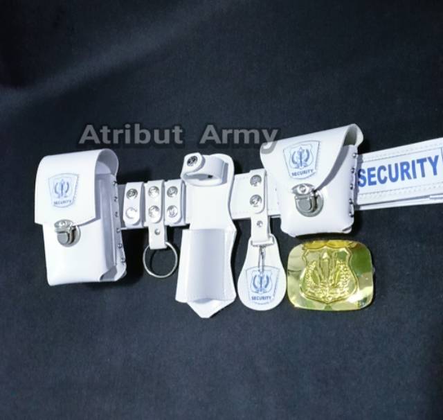 Sabuk Kopel Satpam Security &amp; Bangkol | Perlengkapan Atribut Ikat Pinggang Security Satpam - KS01