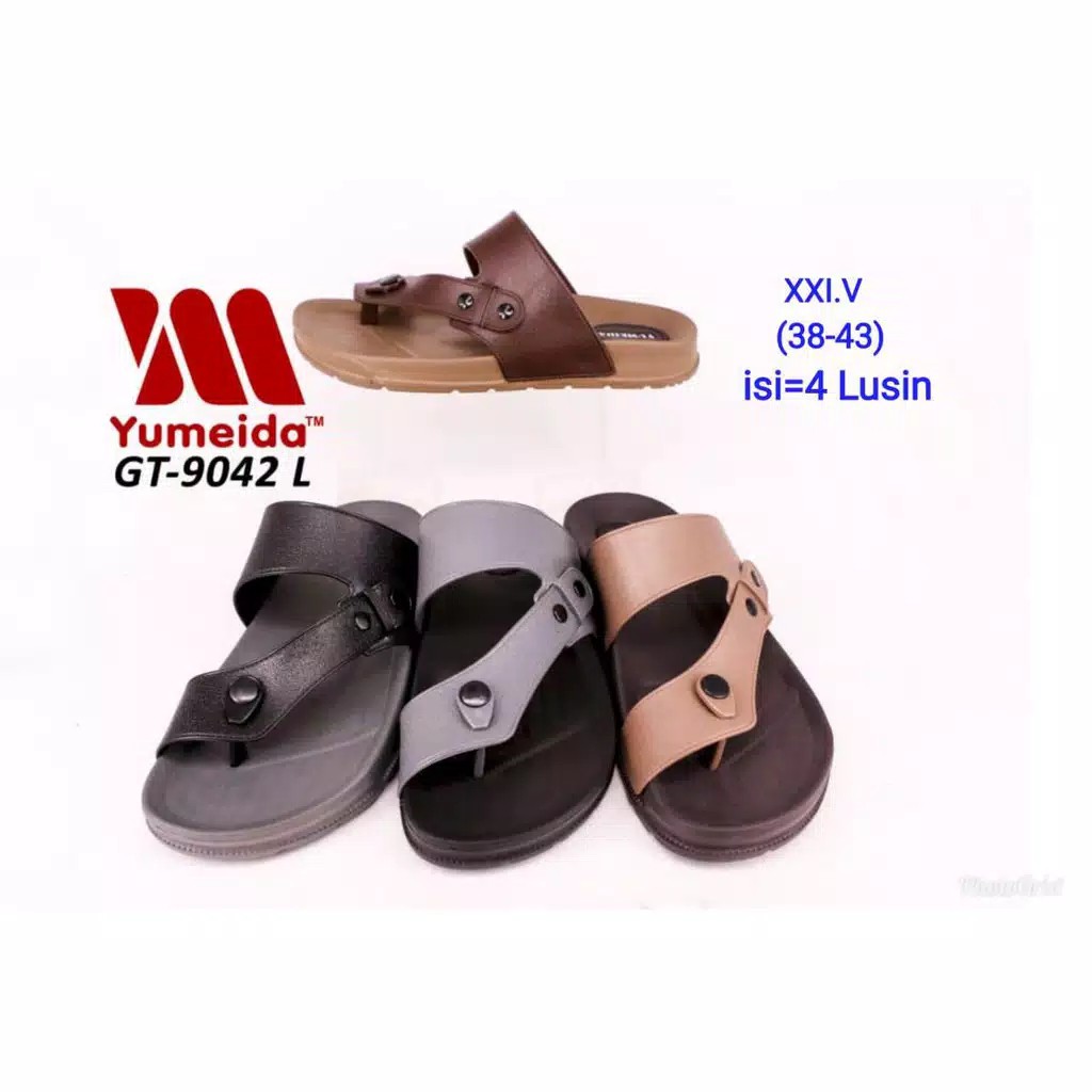 SandalJepitPria-sandal Yumeida -sandalJepitTaliSamping