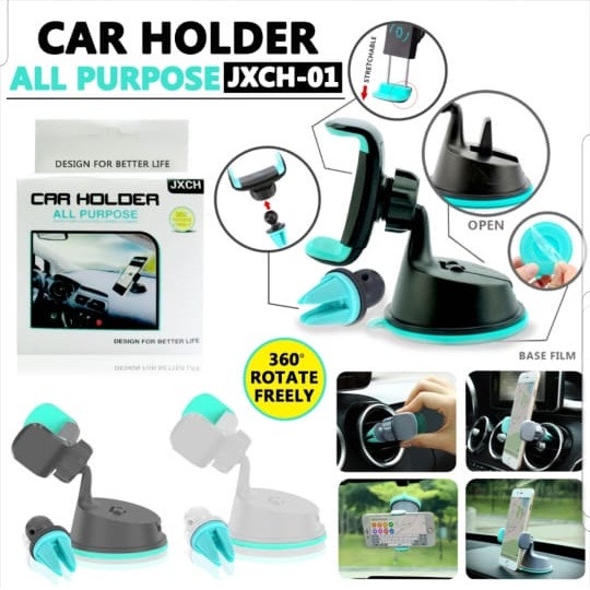 CAR HOLDER ALL PURPOSE FOR MOBIL PHONE JXCH 2IN1