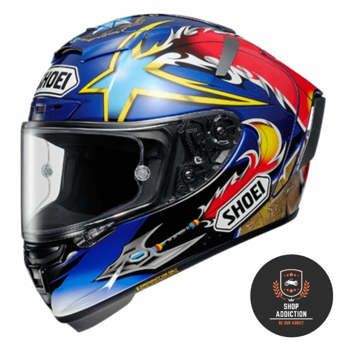 SHOEI X-FOURTEEN NORICK 04 TC2 | HELM FULL FACE | ORIGINAL | SNI X-14