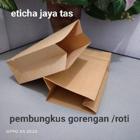 kantong kertas samson paperbag pembungkus gorengan/roti kertas samson