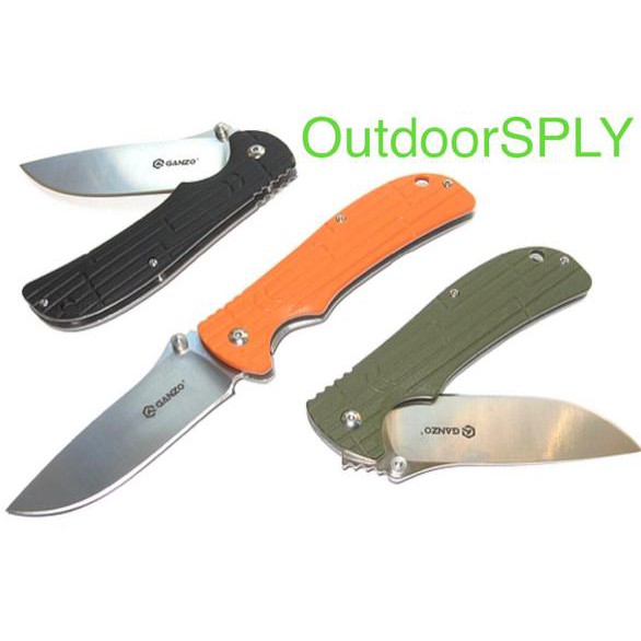 Ganzo G723 Pisau Lipet Pocket Knife Camping Stainless Steel