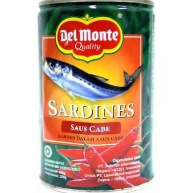 

Bestseller! Sarden Delmonte Saus Cabe Kaleng Besar 425Gr