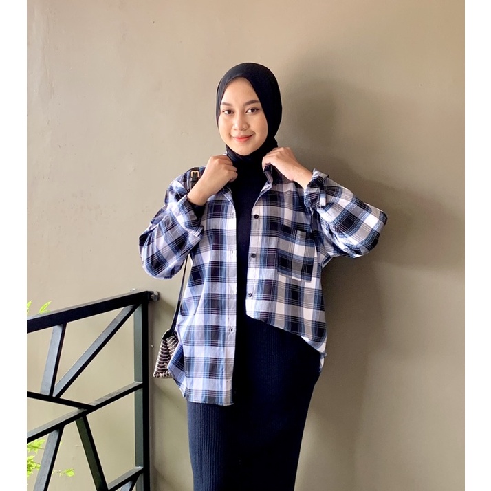 FLANILA RAYON TWILL // KEMEJA FLANEL JUMBO