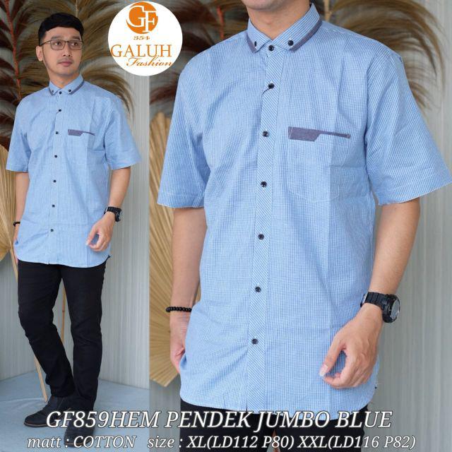 Kemeja Batik Pria Slim Fit Lengan Pendek Luigibatani Lbs1048