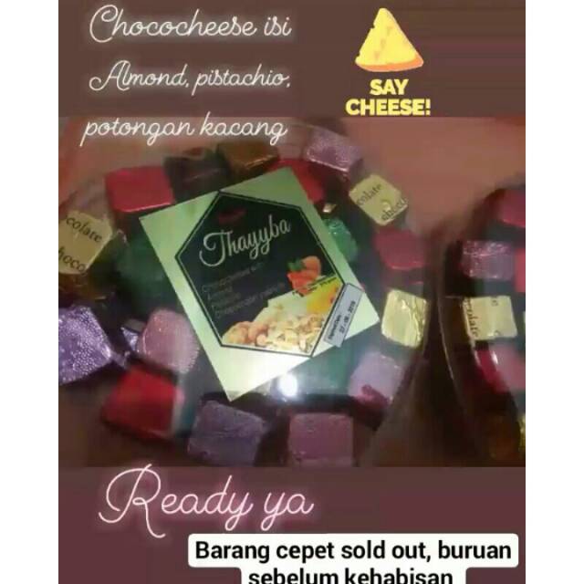 

Thayba chococheese with almond, pistachio, chococooper peanut