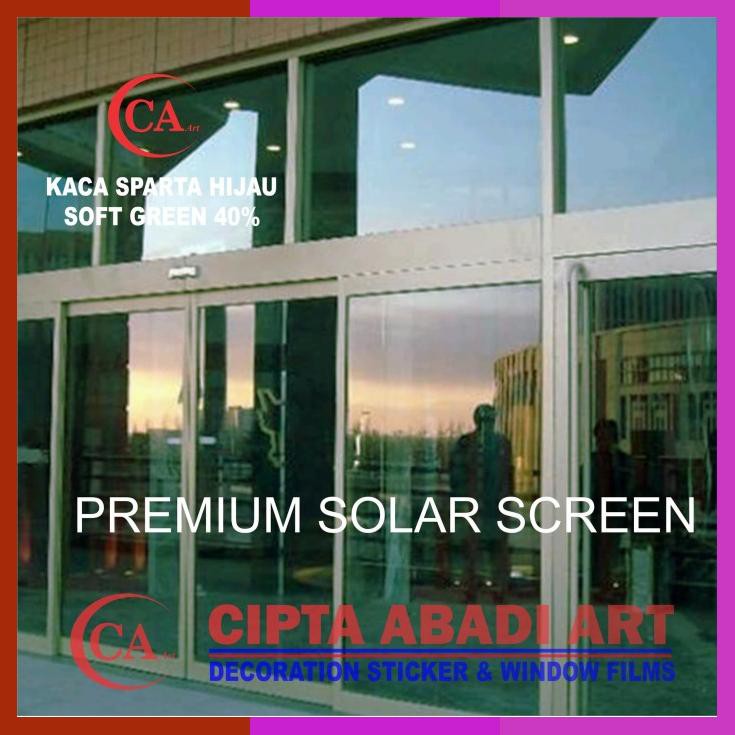 Kaca Film Sparta Premium Hijau Soft Green Solar Screen