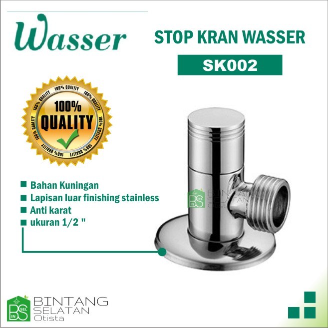 STOP KRAN WASSER  STOP VALVE WASSER SK 002