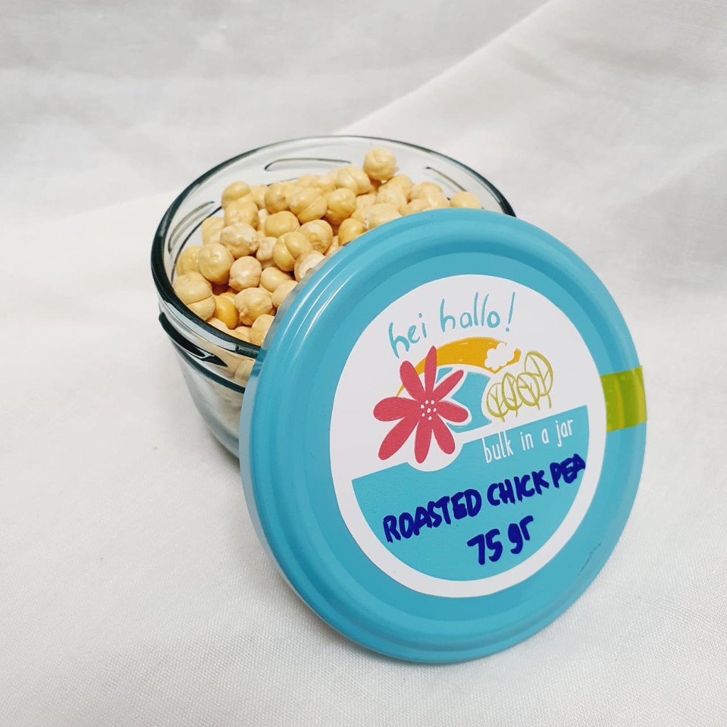 

Roasted Chickpeas 75 gram / Kacang Arab [HeiHallo Bulk in a Jar]