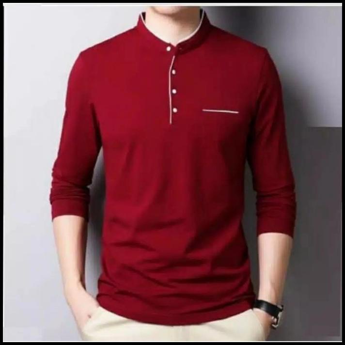 kaos koko shanghai lengan panjang