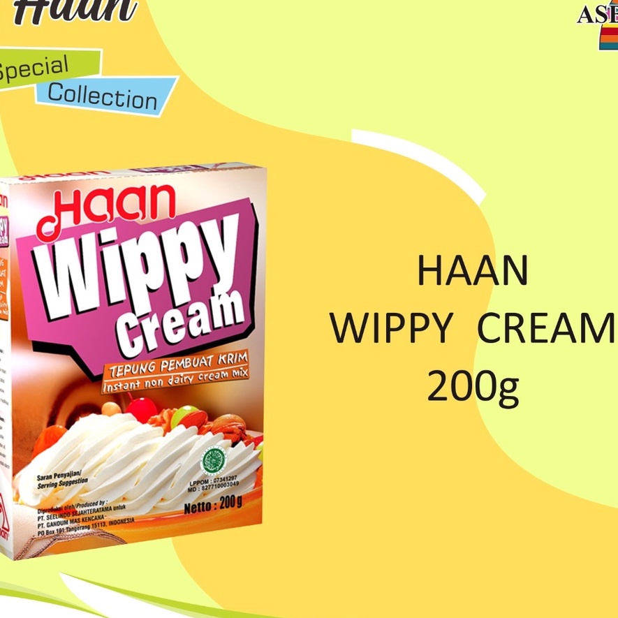 

HAAN WIPPY CREAM 200 G