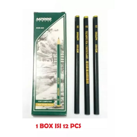 

Pensil 2B M2000 1 pack isi 12