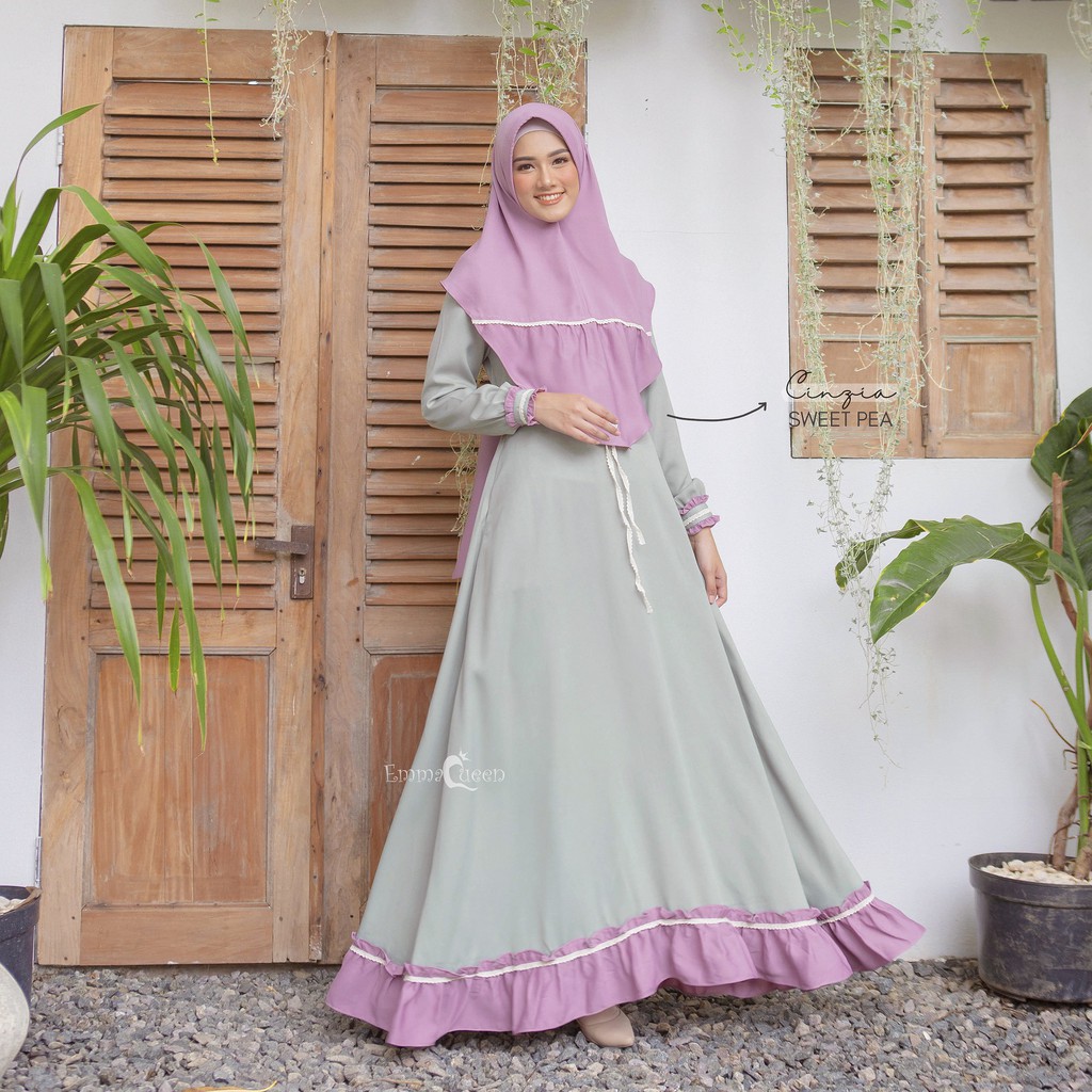 EmmaQueen - Set Dress Muslim Cinzia by EmmaQueen-Sweet Pea