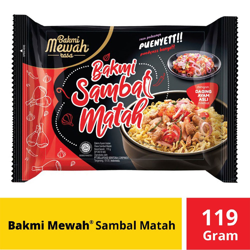 

Bakmi Mewah Sambal Matah 119g *Miekomeiko*