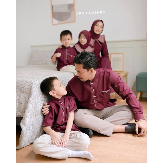 HANNA &amp; HANIF SARIMBIT SERIES (BURGUNDY)