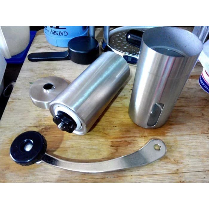 (COD) Coffe Bean Grinder Stainles Steel / alat Penggiling Biji Kopi