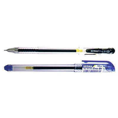 Bolpen / Pulpen Kenko 0.5 mm Easy Gel Warna Hitam / Biru