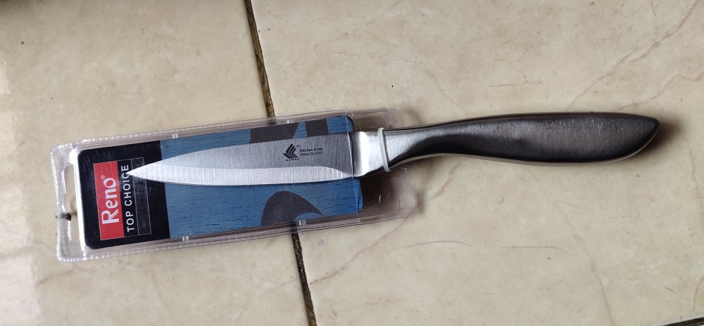 Full Stainless Pisau Dapur 5inch Utility Knife Tebal Full Stainless