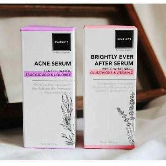 Scarlett Whitening Brightly Ever After Serum | Scarlett Whitening Acne Serum ~ Original 100%