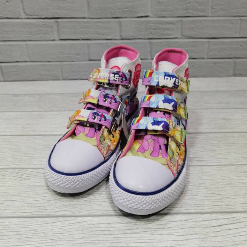 SEPATU KIDS ANAK CONVERSE ALL-STAR MOTIF LITTLE PONY HIGH 21-35