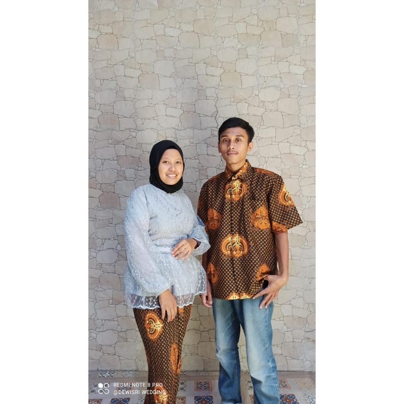 kebaya couple/ batik couple/ kebaya modern/ kebaya lamaran