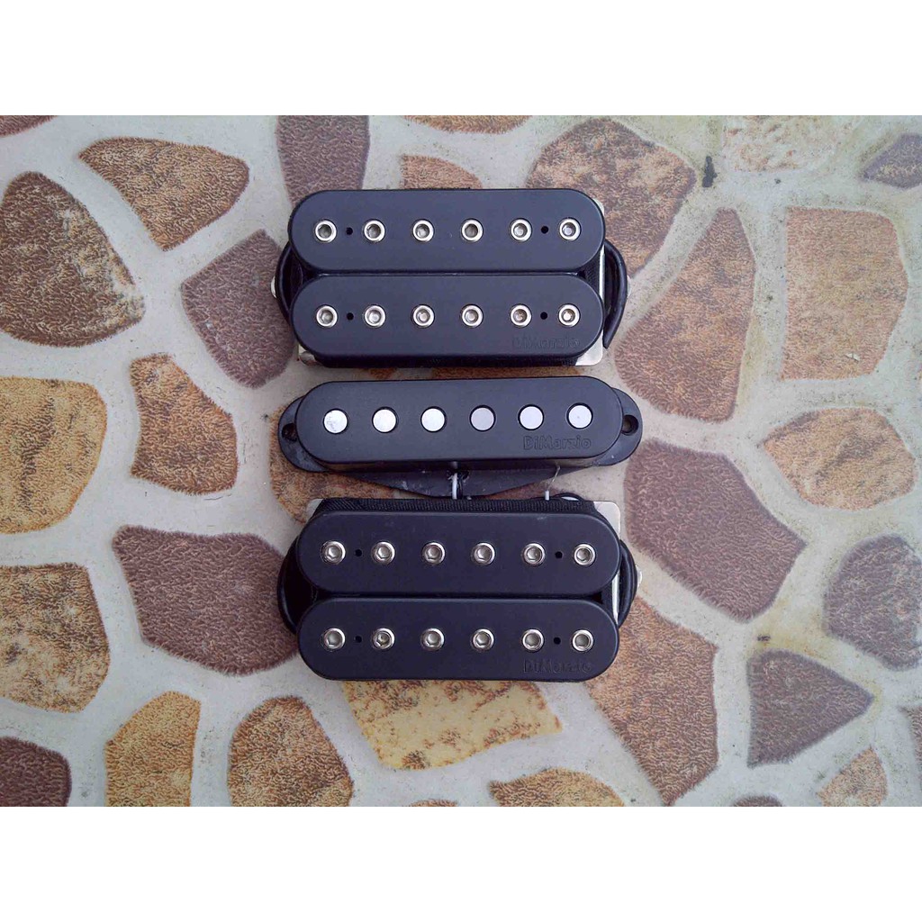 Dimarzio Kiko Loureiro Set H-S-H Not Pickup Gitar Hsh EMG Evh Bill Lawrence Lundgren G&L Quantum Inf