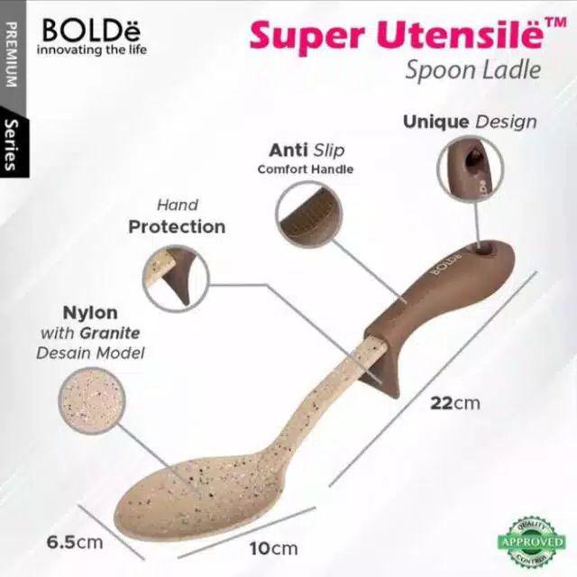 Super Utensile Cooking Spoon Beige Sendok Sayur