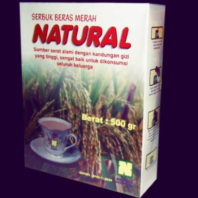 

Membantu proses pencernaan dalam tubuh - Serbuk beras merah natural SBMNB 500 gr