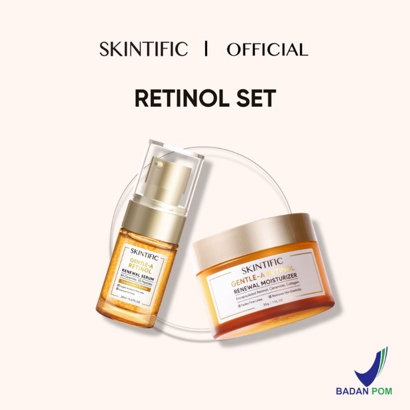 READY STOK - SKINTIFIC RETINOL SET BUNDLE