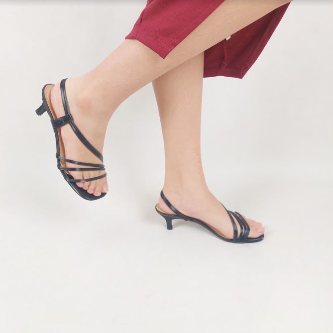 JY MSW 05 Sandal High Heels Wanita Strappy Terbaru Import Angkle Strap