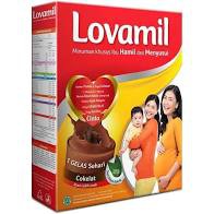 Lovamil Hamil Menyusui Coklat 120gr (1box)