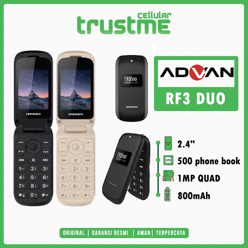 HP Murah Advan Hammer R3F Duo Flip / Lipat