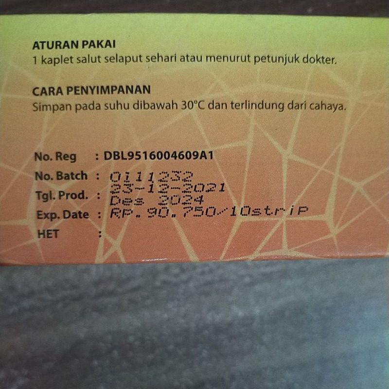 AJITAB VITAMIN NEUROTROPIK( B1,B6,B12) PERSTRIP