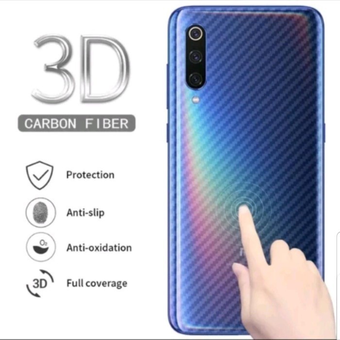 SKIN CARBON INFINIX NOTE 10 PRO - ANTI GORES BELAKANG INFINIX NOTE 10 PRO