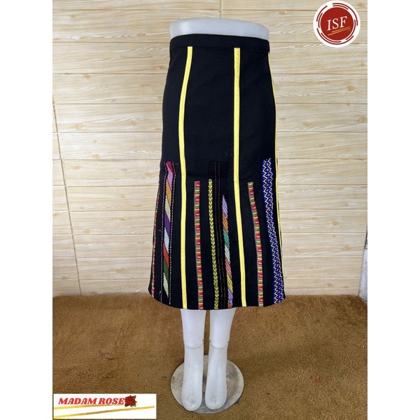 ROK LILIT TENUN PECAH 8 DASAR HITAM