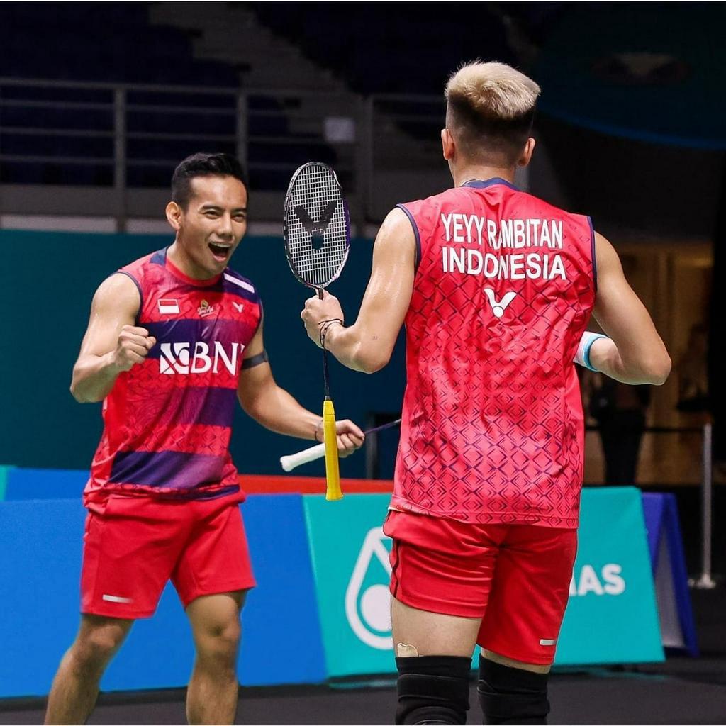 KAOS BADMINTON PRIA SINGLET VICTOR JERSEY DRYFIT V1228S