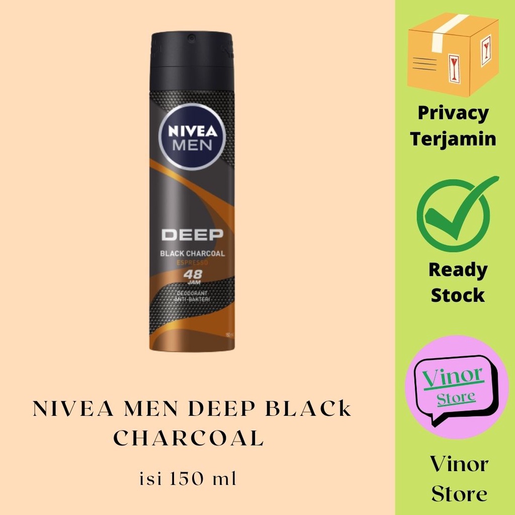 NIVEA MEN Personal Care Deodorant Deep Espresso Spray (150mL)