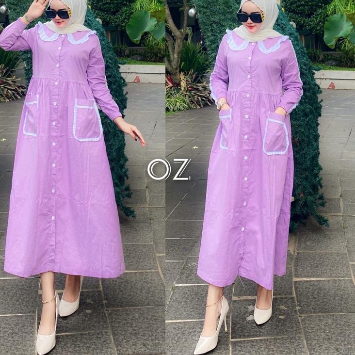 Menarik.. gamis trq/gamis shaqueenara/dress trq/tunik new oz/midi dress new oz/mini dress new oz/dre